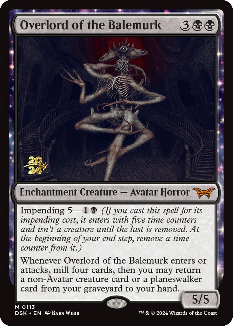 Overlord of the Balemurk [Duskmourn: House of Horror Prerelease Promos] | I Want That Stuff Brandon