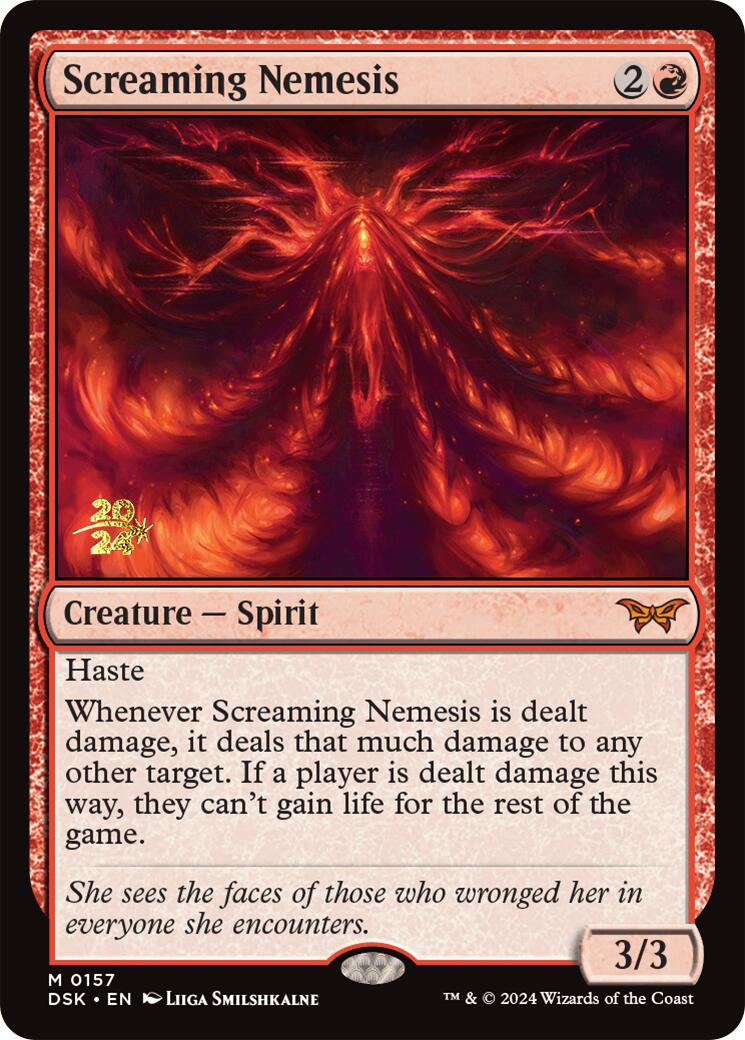 Screaming Nemesis [Duskmourn: House of Horror Prerelease Promos] | I Want That Stuff Brandon