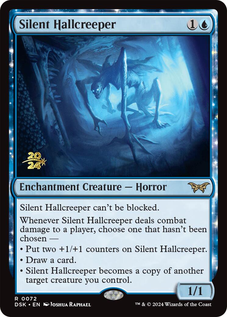 Silent Hallcreeper [Duskmourn: House of Horror Prerelease Promos] | I Want That Stuff Brandon