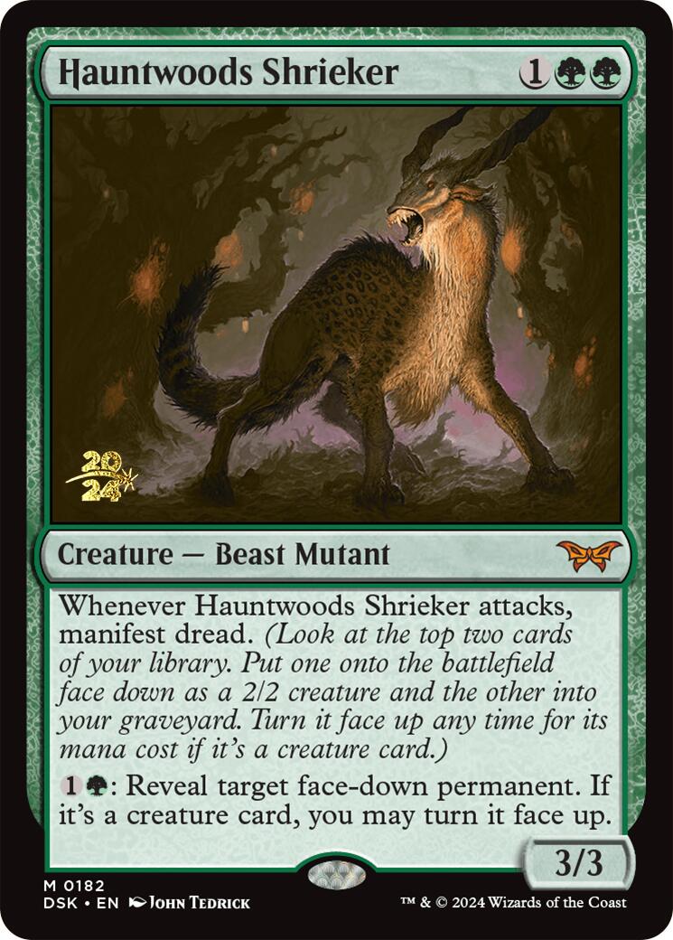 Hauntwoods Shrieker [Duskmourn: House of Horror Prerelease Promos] | I Want That Stuff Brandon