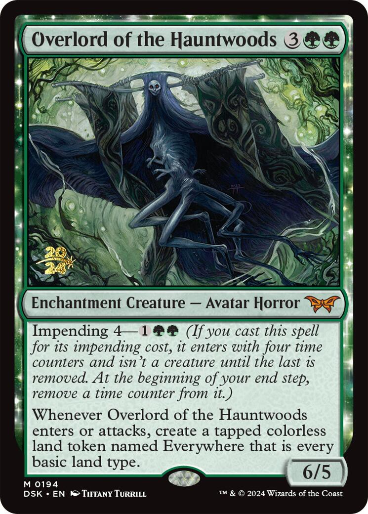 Overlord of the Hauntwoods [Duskmourn: House of Horror Prerelease Promos] | I Want That Stuff Brandon