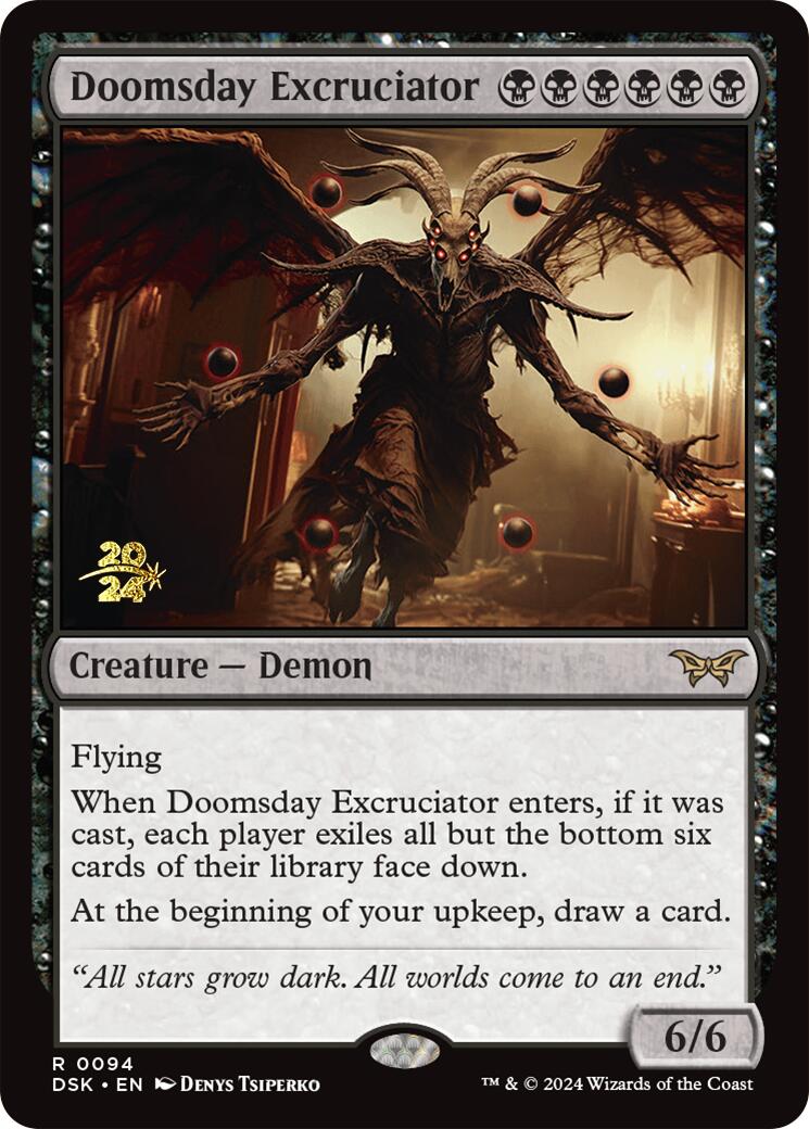 Doomsday Excruciator [Duskmourn: House of Horror Prerelease Promos] | I Want That Stuff Brandon