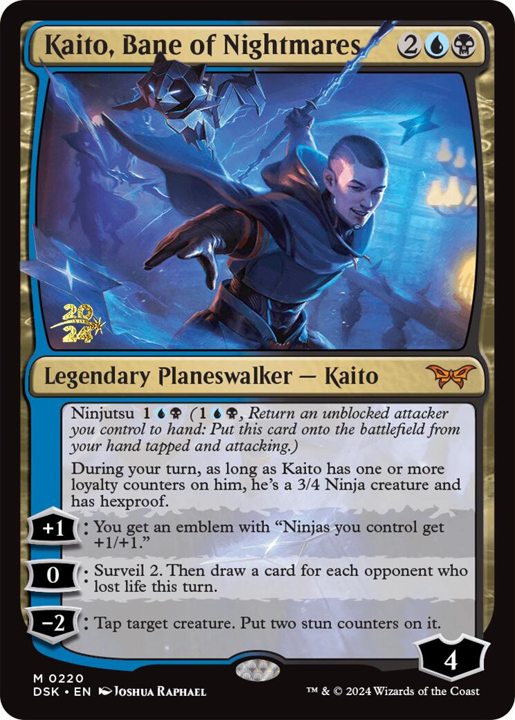 Kaito, Bane of Nightmares [Duskmourn: House of Horror Prerelease Promos] | I Want That Stuff Brandon