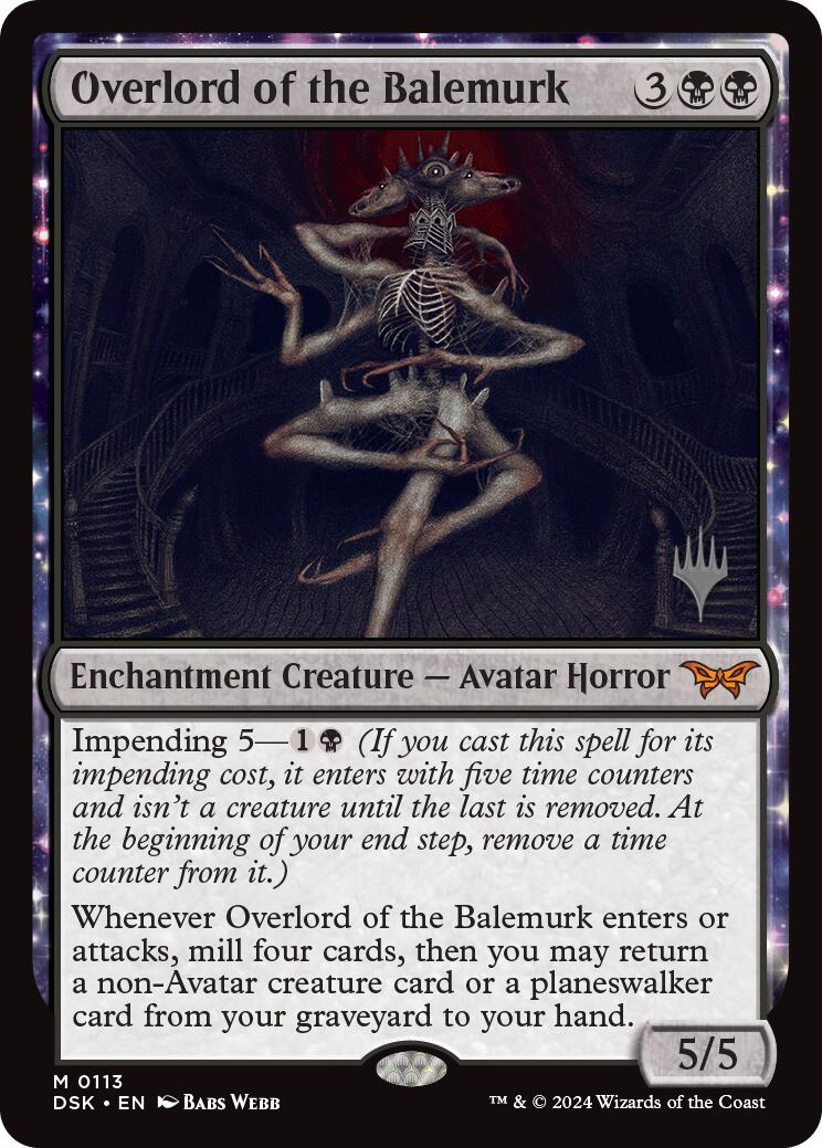 Overlord of the Balemurk [Duskmourn: House of Horror Promos] | I Want That Stuff Brandon