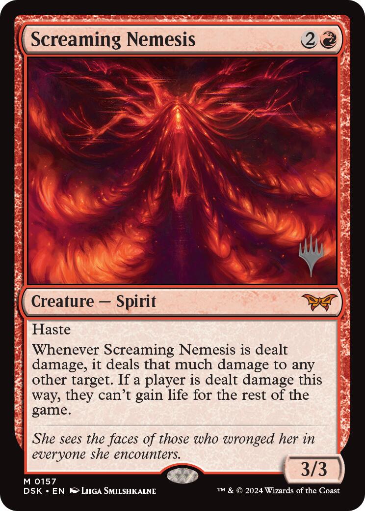 Screaming Nemesis [Duskmourn: House of Horror Promos] | I Want That Stuff Brandon