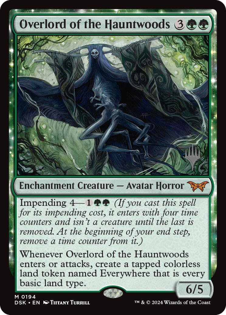 Overlord of the Hauntwoods [Duskmourn: House of Horror Promos] | I Want That Stuff Brandon