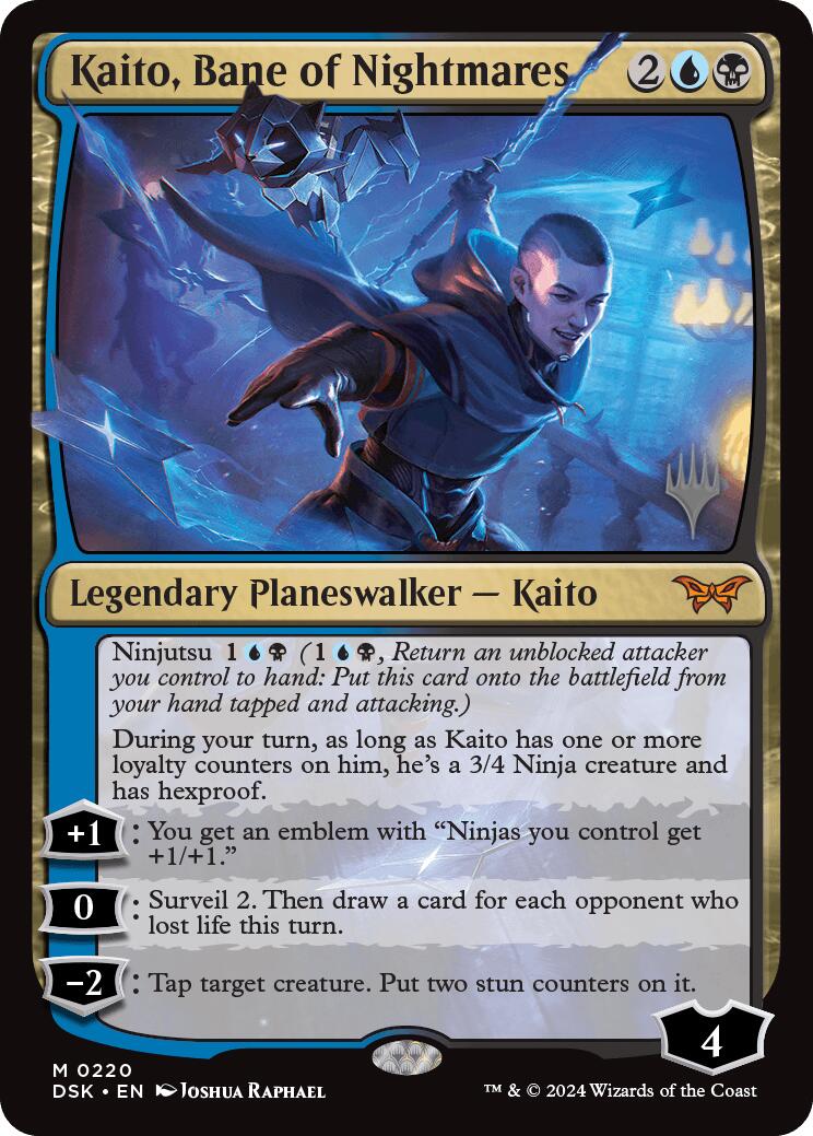 Kaito, Bane of Nightmares [Duskmourn: House of Horror Promos] | I Want That Stuff Brandon