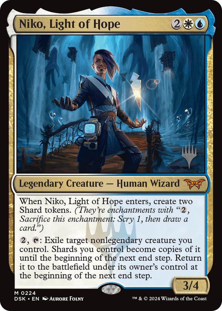 Niko, Light of Hope [Duskmourn: House of Horror Promos] | I Want That Stuff Brandon