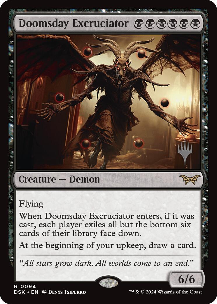 Doomsday Excruciator [Duskmourn: House of Horror Promos] | I Want That Stuff Brandon