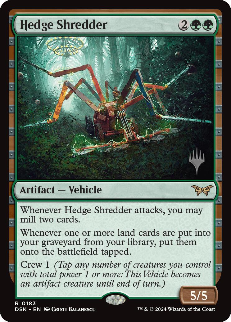 Hedge Shredder [Duskmourn: House of Horror Promos] | I Want That Stuff Brandon