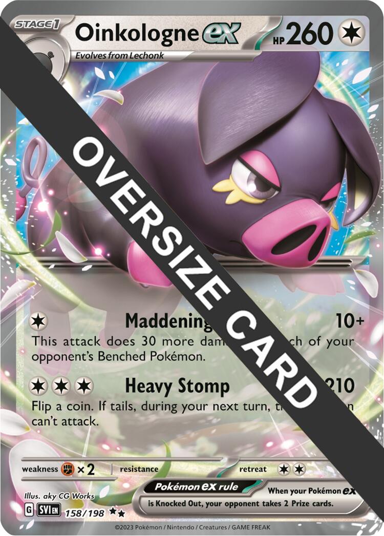 Oinkologne ex (158/198) (Jumbo Card) [Scarlet & Violet: Black Star Promos] | I Want That Stuff Brandon