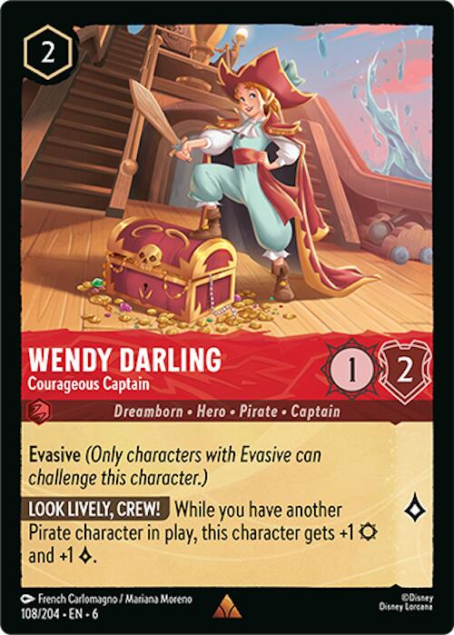 Wendy Darling - Courageous Captain (108/204) [Azurite Sea] | I Want That Stuff Brandon