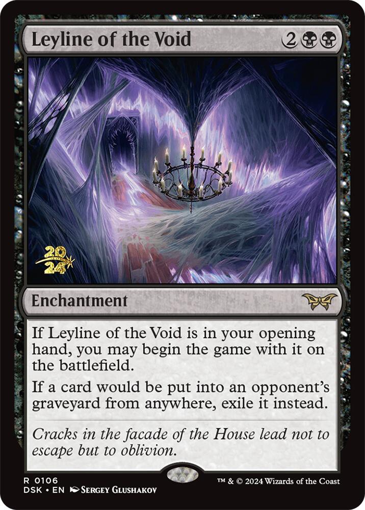 Leyline of the Void (0106) [Duskmourn: House of Horror Prerelease Promos] | I Want That Stuff Brandon