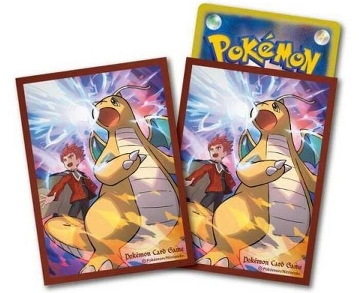 Card Sleeves - Lance & Dragonite (64-Pack) (Pokemon Center Japan Exclusive) | I Want That Stuff Brandon