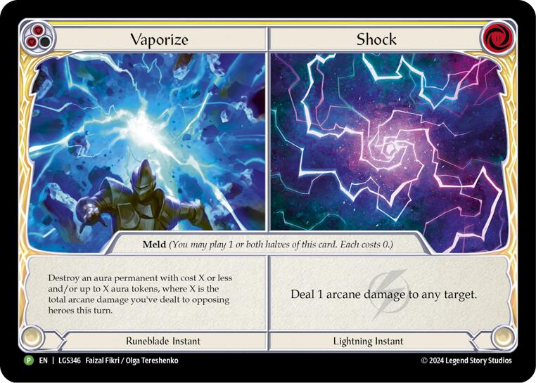 Vaporize // Shock [LGS346] (Promo)  Cold Foil | I Want That Stuff Brandon