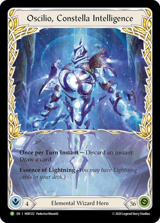 Oscilio, Constella Intelligence [HER122] (Promo)  Rainbow Foil | I Want That Stuff Brandon