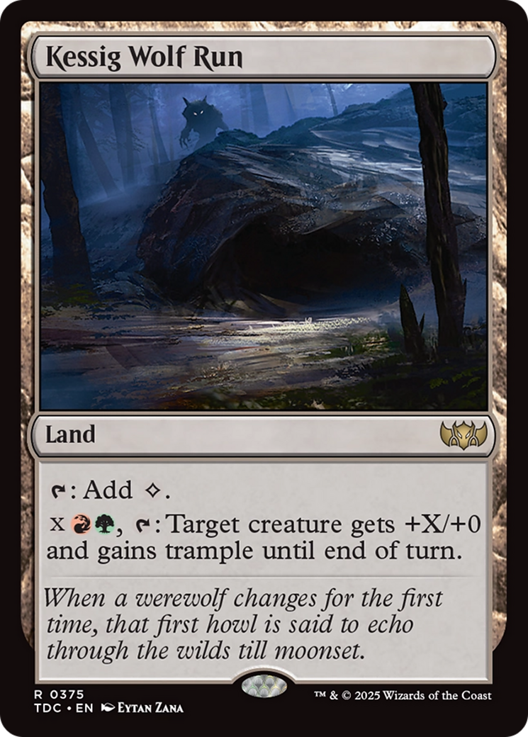 Kessig Wolf Run [Tarkir: Dragonstorm Commander] | I Want That Stuff Brandon