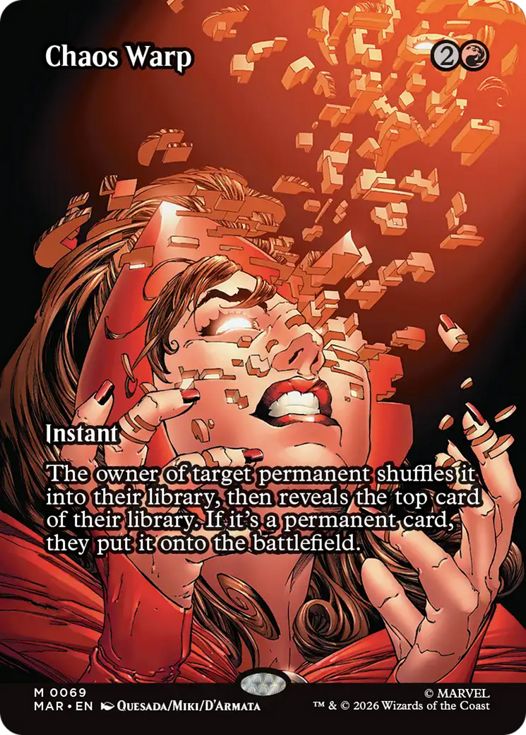 Chaos Warp (Borderless) [Marvel Universe: Eternal-Legal] | I Want That Stuff Brandon