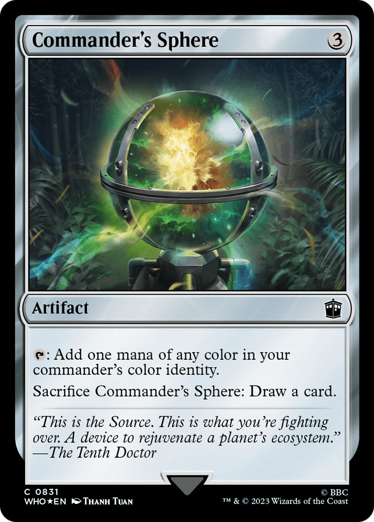 Commander's Sphere (Surge Foil) [Doctor Who] | I Want That Stuff Brandon