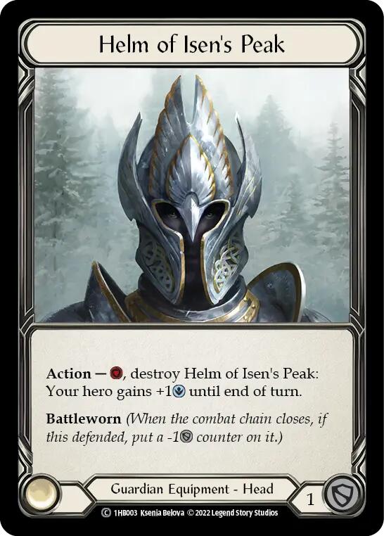 Helm of Isen's Peak [1HB003] (History Pack 1 Bravo Blitz Deck) | I Want That Stuff Brandon