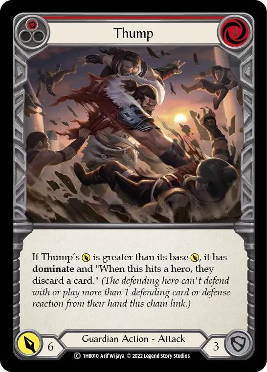 Thump (Red) [1HB010] (History Pack 1 Bravo Blitz Deck) | I Want That Stuff Brandon