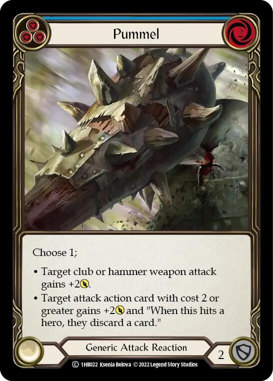 Pummel (Blue) [1HB022] (History Pack 1 Bravo Blitz Deck) | I Want That Stuff Brandon