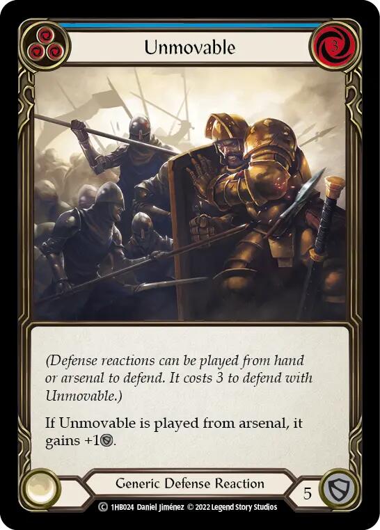 Unmovable (Blue) [1HB024] (History Pack 1 Bravo Blitz Deck) | I Want That Stuff Brandon
