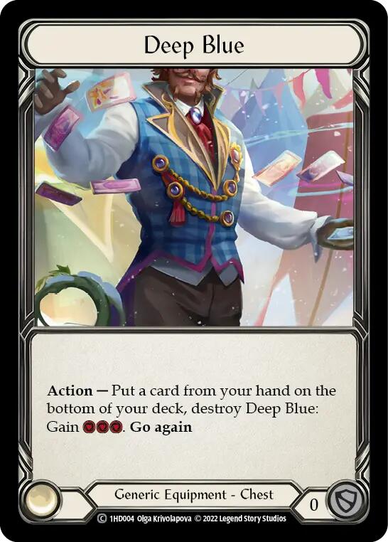 Deep Blue [1HD004] (History Pack 1 Dash Blitz Deck) | I Want That Stuff Brandon
