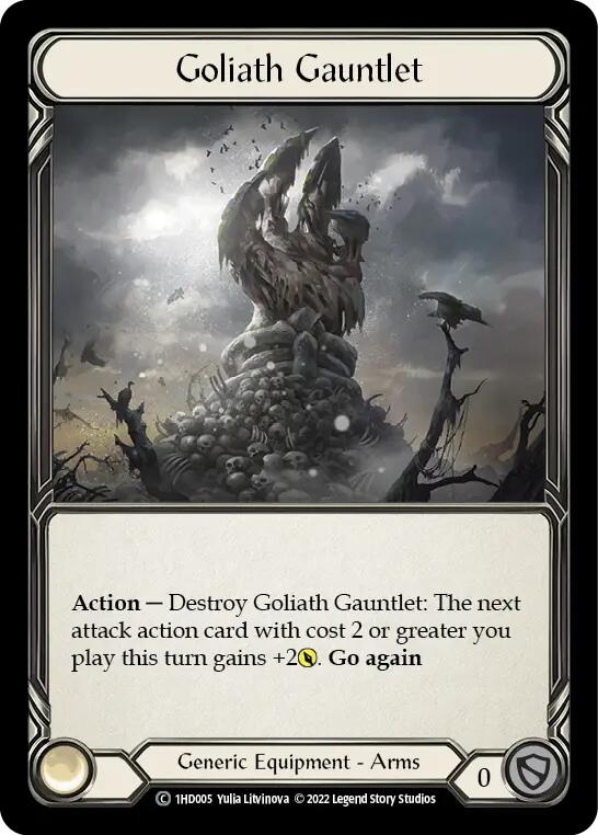 Goliath Gauntlet [1HD005] (History Pack 1 Dash Blitz Deck) | I Want That Stuff Brandon