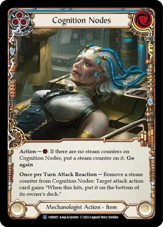 Cognition Nodes (Blue) [1HD007] (History Pack 1 Dash Blitz Deck) | I Want That Stuff Brandon