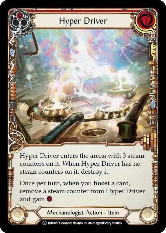 Hyper Driver (Red) [1HD009] (History Pack 1 Dash Blitz Deck) | I Want That Stuff Brandon