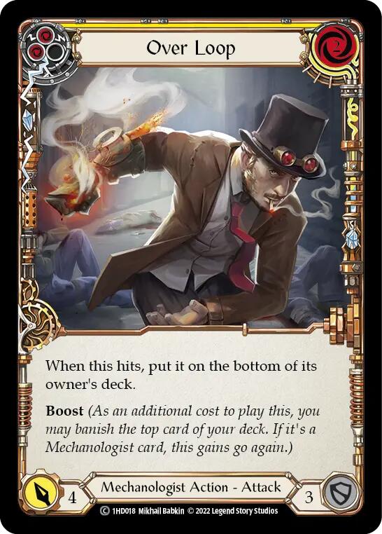 Over Loop (Yellow) [1HD018] (History Pack 1 Dash Blitz Deck) | I Want That Stuff Brandon