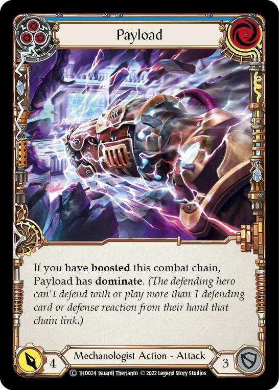 Payload (Blue) [1HD024] (History Pack 1 Dash Blitz Deck) | I Want That Stuff Brandon