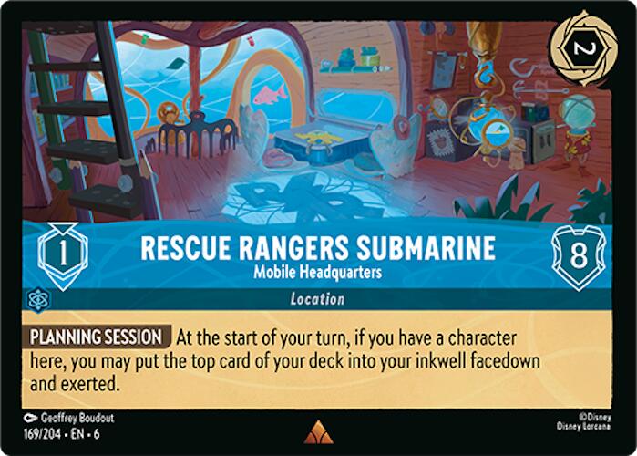 Rescue Rangers Submarine - Mobile Headquarters (169/204) [Azurite Sea] | I Want That Stuff Brandon