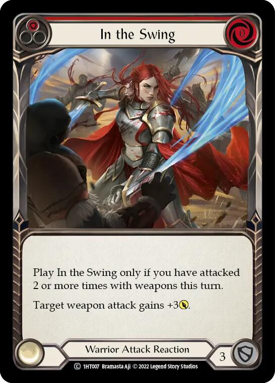 In the Swing (Red) [1HT007] (History Pack 1 Dorinthea Blitz Deck) | I Want That Stuff Brandon
