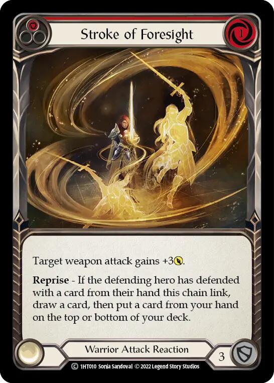 Stroke of Foresight (Red) [1HT010] (History Pack 1 Dorinthea Blitz Deck) | I Want That Stuff Brandon