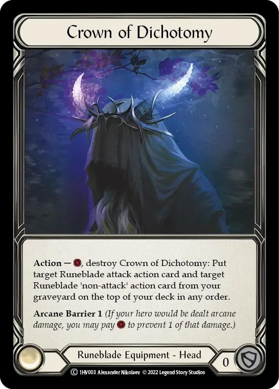 Crown of Dichotomy [1HV003] (Historic Pack 1 Blitz Deck Viserai) | I Want That Stuff Brandon