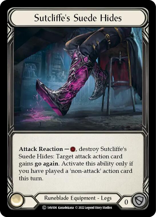 Sutcliffe's Suede Hides [1HV006] (Historic Pack 1 Blitz Deck Viserai) | I Want That Stuff Brandon