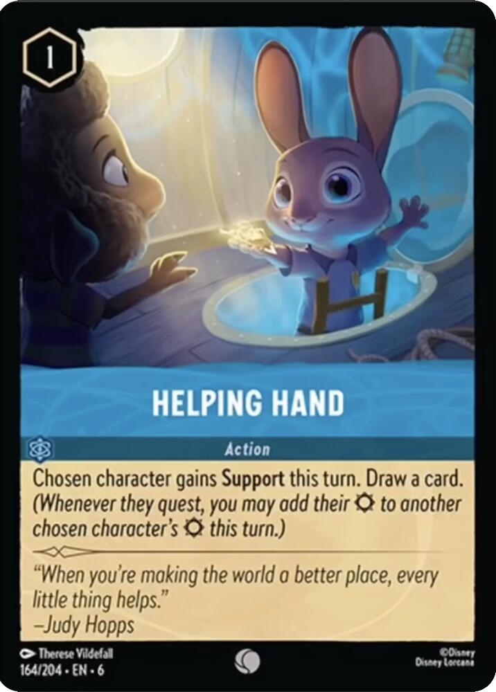 Helping Hand (164/204) [Azurite Sea] | I Want That Stuff Brandon