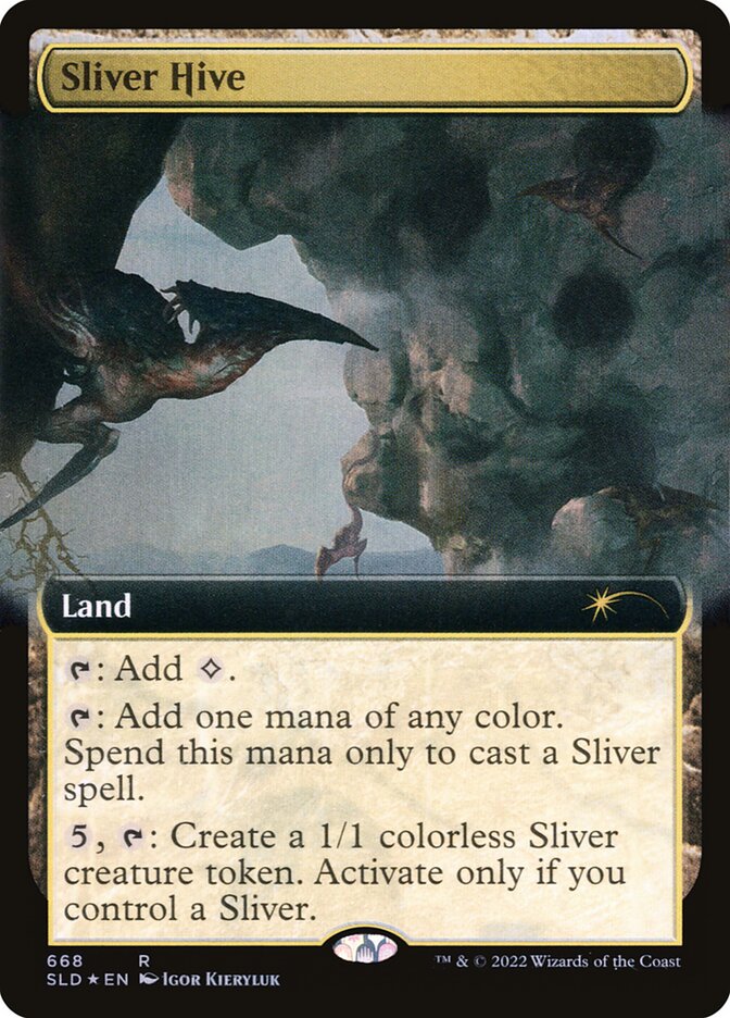 Sliver Hive (Extended Art) [Secret Lair Drop Promos] | I Want That Stuff Brandon