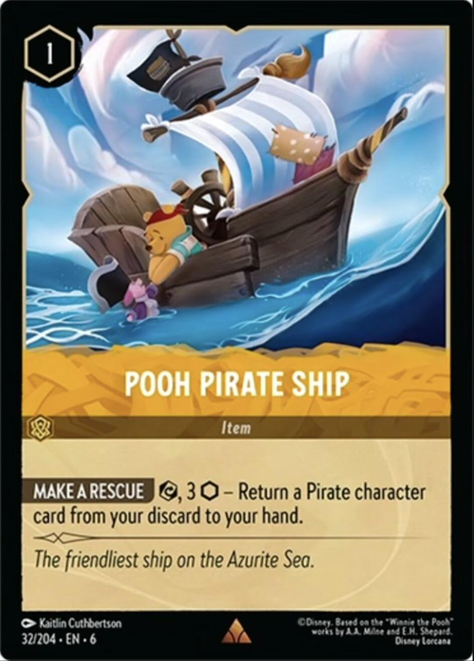 Pooh Pirate Ship (32/204) [Azurite Sea] | I Want That Stuff Brandon