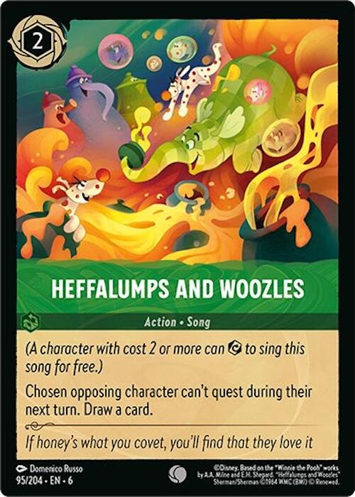 Heffalumps and Woozles (95/204) [Azurite Sea] | I Want That Stuff Brandon