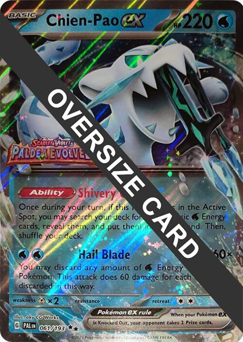 Chien-Pao ex (061/193) (Jumbo) [Scarlet & Violet: Black Star Promos] | I Want That Stuff Brandon