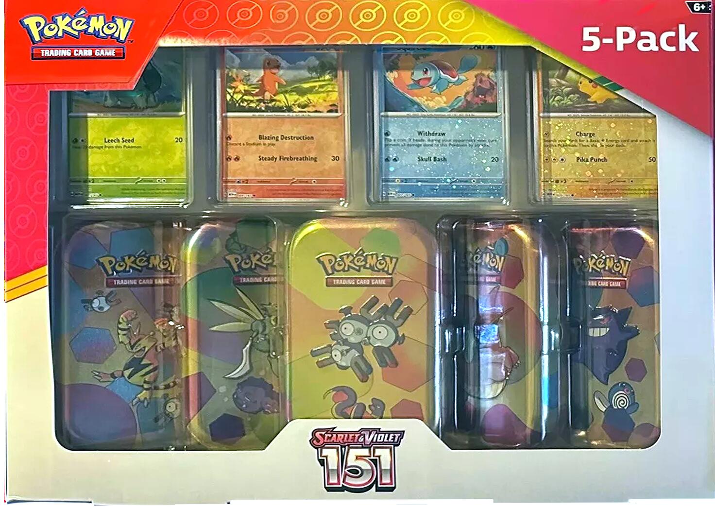 Scarlet & Violet: Base Set - Mini Tins 5-pack (Magneton) | I Want That Stuff Brandon