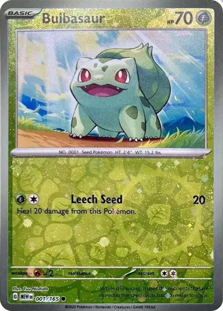 Bulbasaur (001/165) (Cosmos Holo) (Costco Exclusive) [Miscellaneous Cards] | I Want That Stuff Brandon