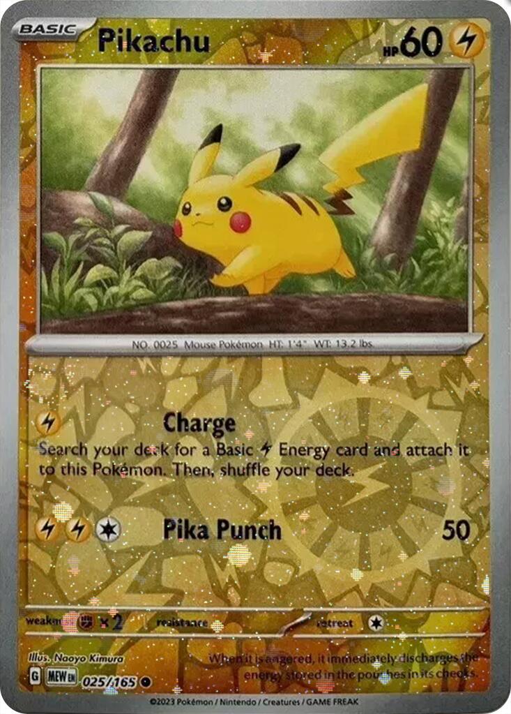 Pikachu (025/165) (Cosmos Holo) (Costco Exclusive) [Miscellaneous Cards] | I Want That Stuff Brandon