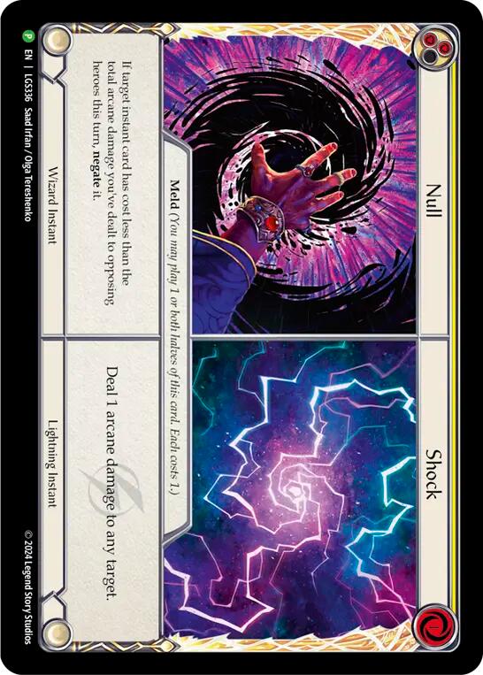Null // Shock [LGS336] (Promo)  Cold Foil | I Want That Stuff Brandon