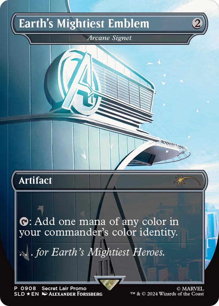 Earth's Mightiest Emblem - Arcane Signet [Secret Lair Drop Series] | I Want That Stuff Brandon