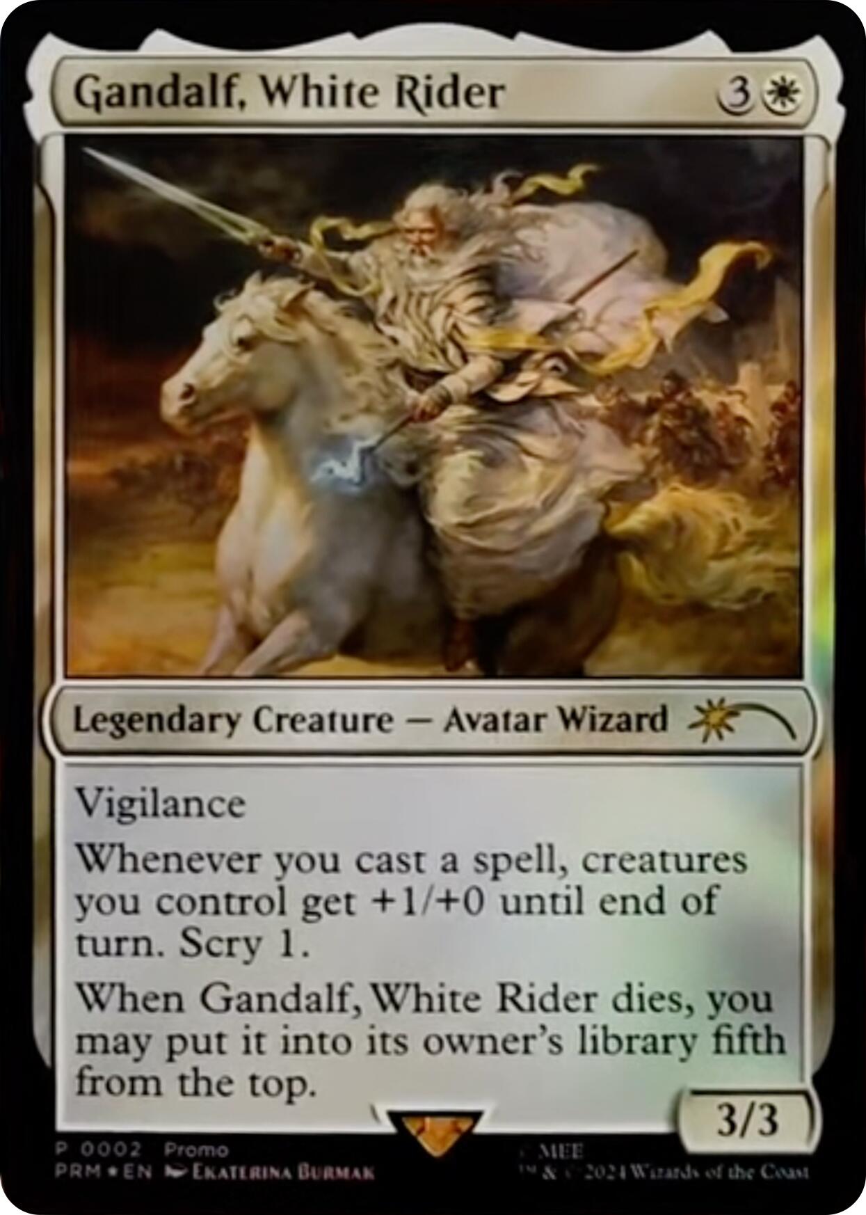 Gandalf, White Rider [Resale Promos] | I Want That Stuff Brandon