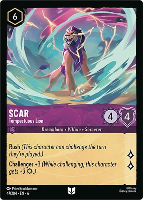 Scar - Tempestuous Lion (47/204) [Azurite Sea] | I Want That Stuff Brandon